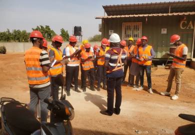 Visite pédagogique des étudiants en Génie Civil – IAT