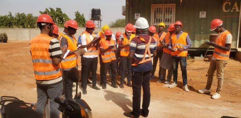 Visite pédagogique des étudiants en Génie Civil – IAT